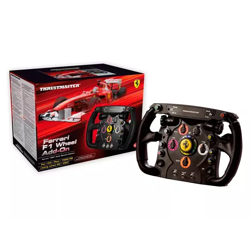 Thrustmaster Ferrari F1 Black RF vairas Analoginis PC, PlayStation 4, PlayStation 5, PlayStation 3, Xbox