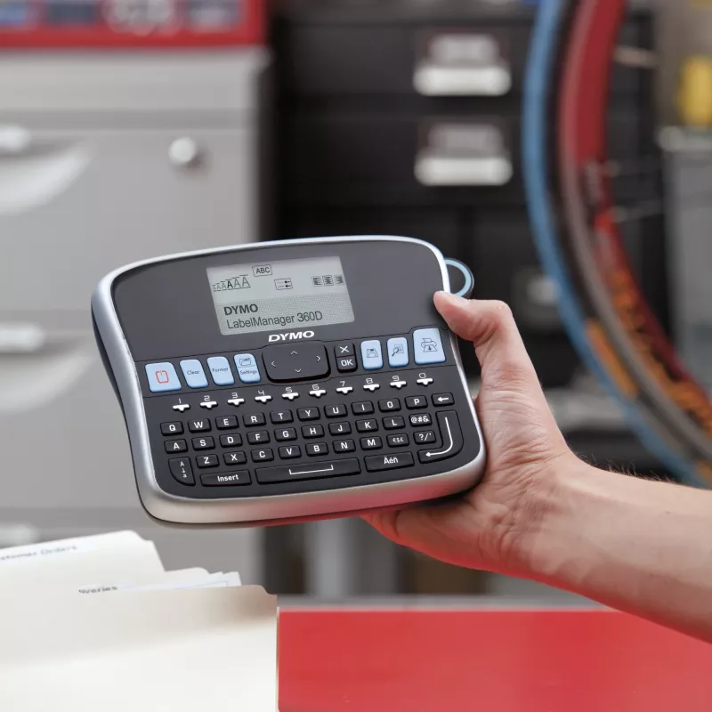 DYMO LabelManager 360D belaidis etikečių spausdintuvas su įkraunama baterija