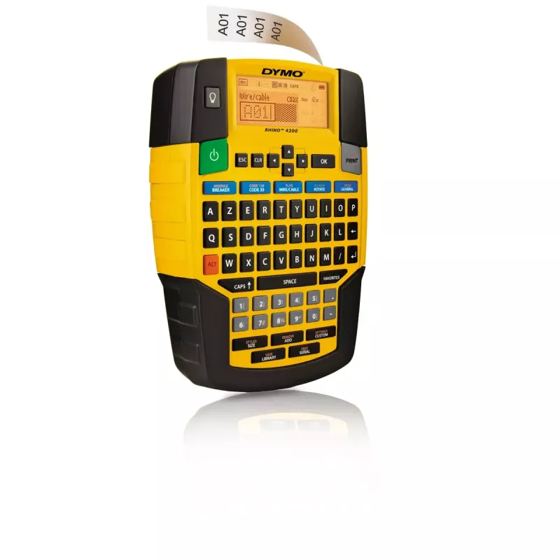 DYMO RHINO 4200 Pramoninis etikečių spausdintuvas | AZERTY klaviatūra