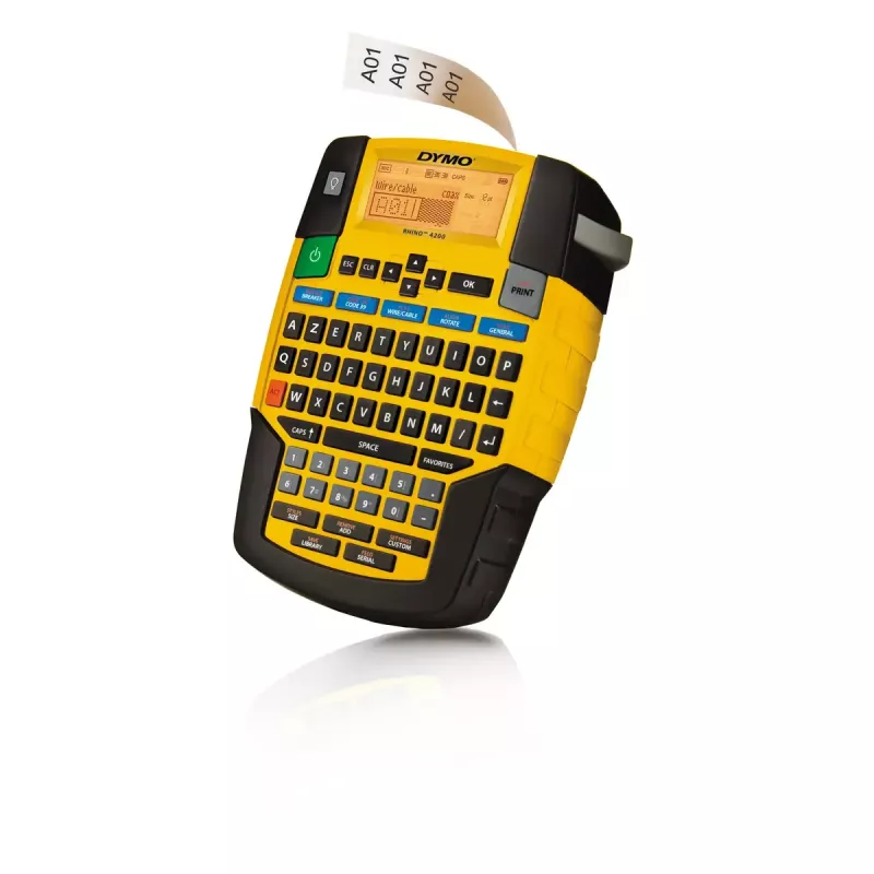 DYMO RHINO 4200 Pramoninis etikečių spausdintuvas | AZERTY klaviatūra