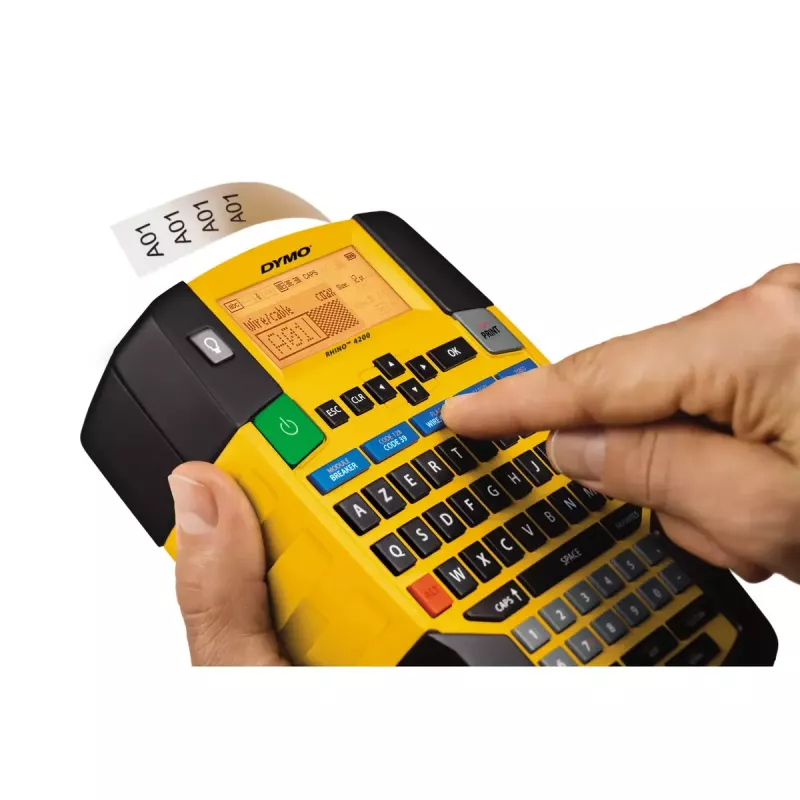 DYMO RHINO 4200 Pramoninis etikečių spausdintuvas | AZERTY klaviatūra