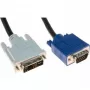 Hypertec 127711-HY VGA laidas 3 m DVI-A VGA (D-Sub) Juoda, Mėlyna, Balta