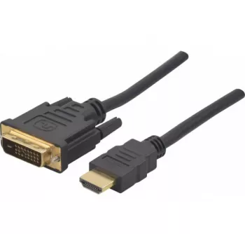 Hypertec 127871-HY HDMI–DVI-D laidas 1 m, juodas