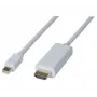Hypertec 128418-HY vaizdo kabelio adapteris 2 m Mini DisplayPort HDMI Baltas