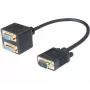 Hypertec 137036-HY VGA kabelis 0,3 m VGA (D-Sub) 2 x VGA (D-Sub) juodas