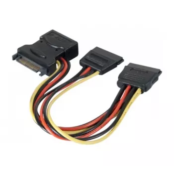 ATEN 147557 SATA kabelis 0,3 m SATA 15 kontaktų 2 x SATA 15 kontaktų + Molex (4 kontaktų) įvairių spalvų, juodas