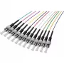Hypertec 392256-HY šviesolaidinis pigtail kabelis 2 m 12x ST/UPC vienmodis įvairiaspalvis