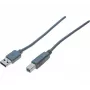 Hypertec 532513-HY USB 2.0 laidas 3 m USB A USB B pilkas