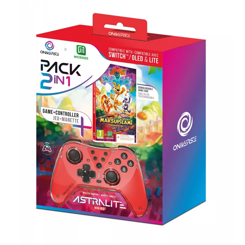 Oniverse Bundle Code in Box Marsupilami + Valdiklis (Switch - PC - Mobilieji)