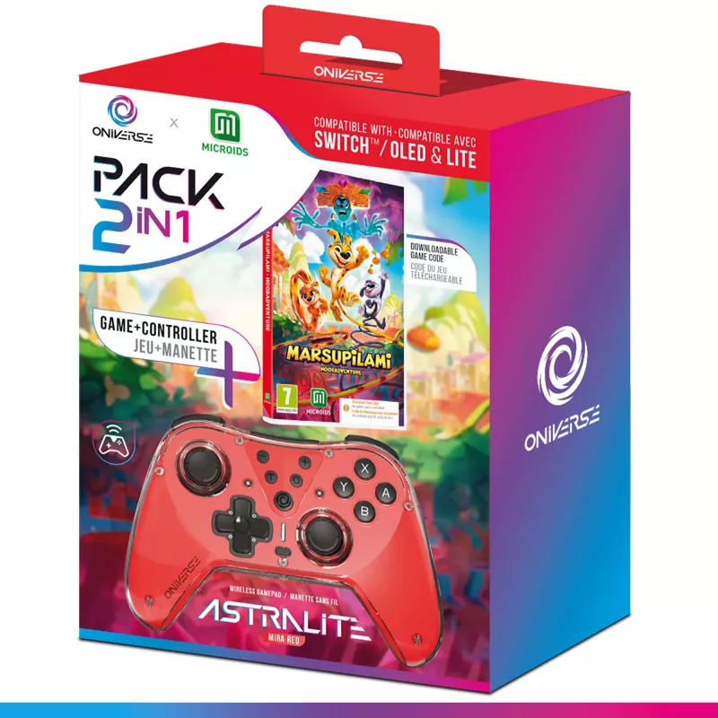 Oniverse Bundle Code in Box Marsupilami + Valdiklis (Switch - PC - Mobilieji)