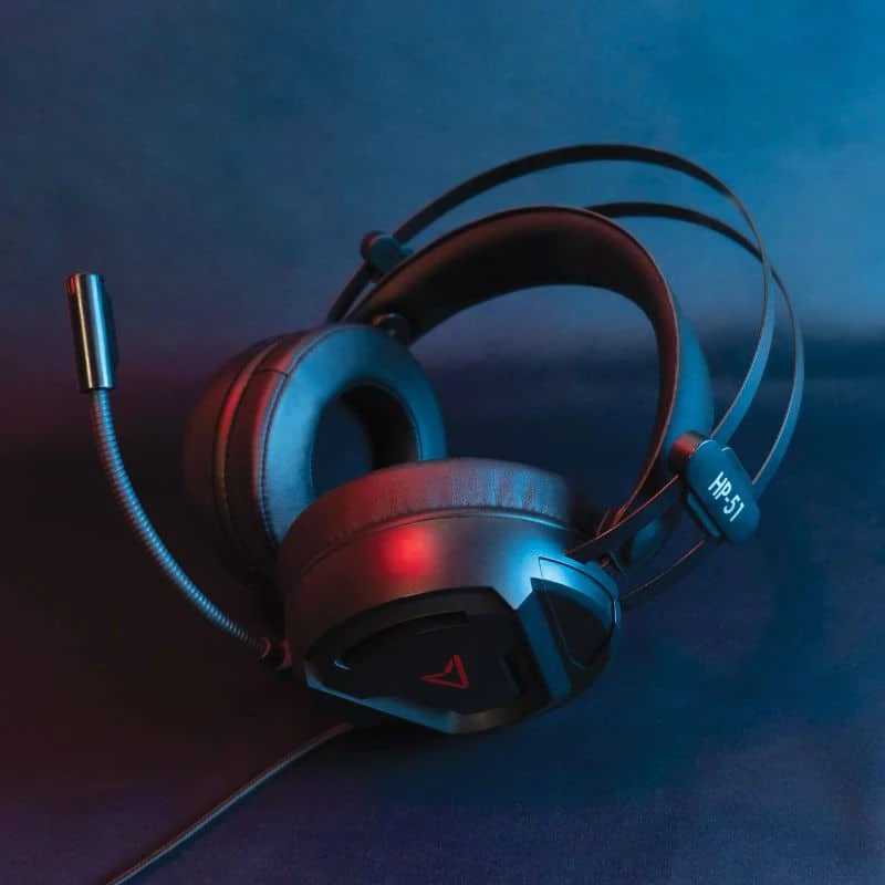 Steelplay Wired 3D Headset Hp51 – juodos ir raudonos spalvos laidinės ausinės žaidimams