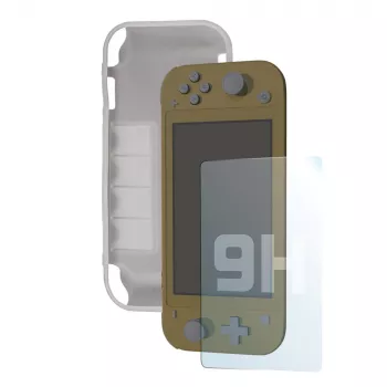 Steelplay JVASWI00071 apsauginis dėklas Nintendo Switch Lite, pilkas permatomas