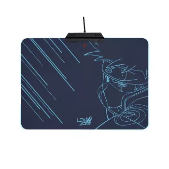 Pelėdos kilimėlis Lexip Kakashi „Kamui“ Naruto Shippuden – su standžiu mikrotekstūruotu paviršiumi ir RGB apšvietimu