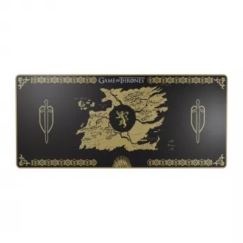 Lexip HBO Game of Thrones - Lannister Edition žaidimų pelės kilimėlis, juodas, geltonas