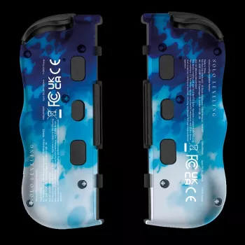 Lexip X CRUNCHYROLL - SUNG JIN-WOO TWIN PADS WL, žaidimų pultas, Nintendo Switch 2, D-pad, krypties mygtukai, analoginis / skaitmeninis, belaidis, mėlyna, balta
