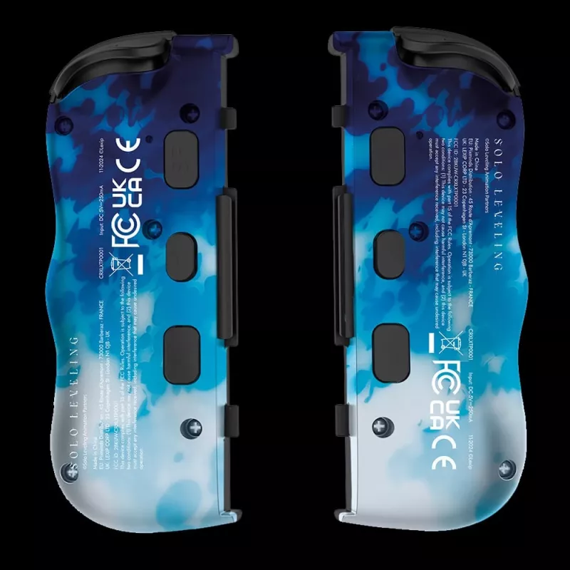 Lexip X CRUNCHYROLL - SUNG JIN-WOO TWIN PADS WL, žaidimų pultas, Nintendo Switch 2, D-pad, krypties mygtukai, analoginis / skaitmeninis, belaidis, mėlyna, balta