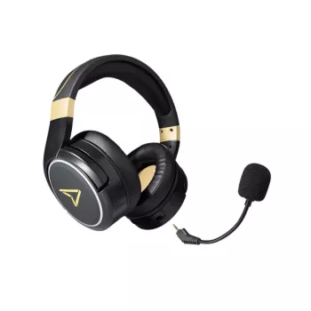 Ausinės Lexip Metaltech – belaidės, mažas vėlavimas, 32h baterija – Radiance Gold