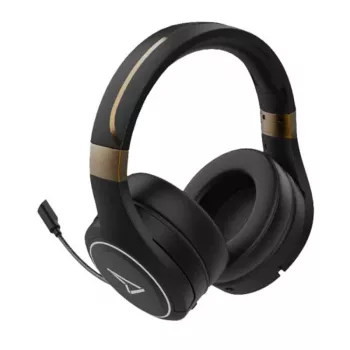 Ausinės Lexip Metaltech – belaidės, mažas vėlavimas, 32h baterija – Radiance Gold