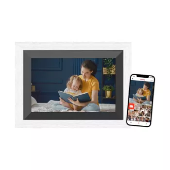 Braun DigiFrame 10B skaitmeninis nuotraukų rėmelis 25,6 cm (10,1 colio) jutiklinis ekranas Wi-Fi juoda, balta