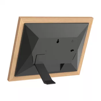 Skaitmeninis nuotraukų rėmelis Braun DigiFrame 10B, 25,6 cm (10,1 colių), jutiklinis ekranas, Wi-Fi, juodas/medis