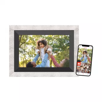 Braun DigiFrame 10B skaitmeninis nuotraukų rėmelis 25,6 cm (10,1 colio) jutiklinis ekranas Wi-Fi juoda, pilka