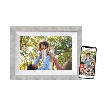 Braun DigiFrame 10W skaitmeninis nuotraukų rėmelis 25,6 cm (10,1 inch) jutiklinis ekranas Wi-Fi pilka/balta
