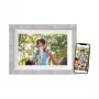 Braun DigiFrame 10W skaitmeninis nuotraukų rėmelis 25,6 cm (10,1 inch) jutiklinis ekranas Wi-Fi pilka/balta