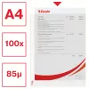 Esselte Plastlomme A4 75my skaidrūs 100 vnt