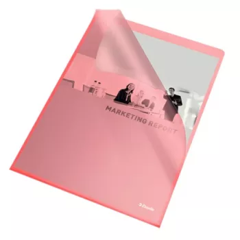 Esselte aplankas 105my A4 dėžutė po 100 vnt., A4, polipropilenas (PP), raudona, vertikali, 220 mm, 1 mm
