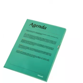 Esselte aplankas 105my A4 dėžutėje 100 vnt., A4, polipropilenas (PP), žalias, vertikalus, 220 mm, 1 mm
