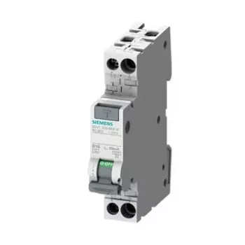 Siemens 5SV1316-7KK16 liekamosios srovės automatinis jungiklis (RCBO) A tipas 1P+N