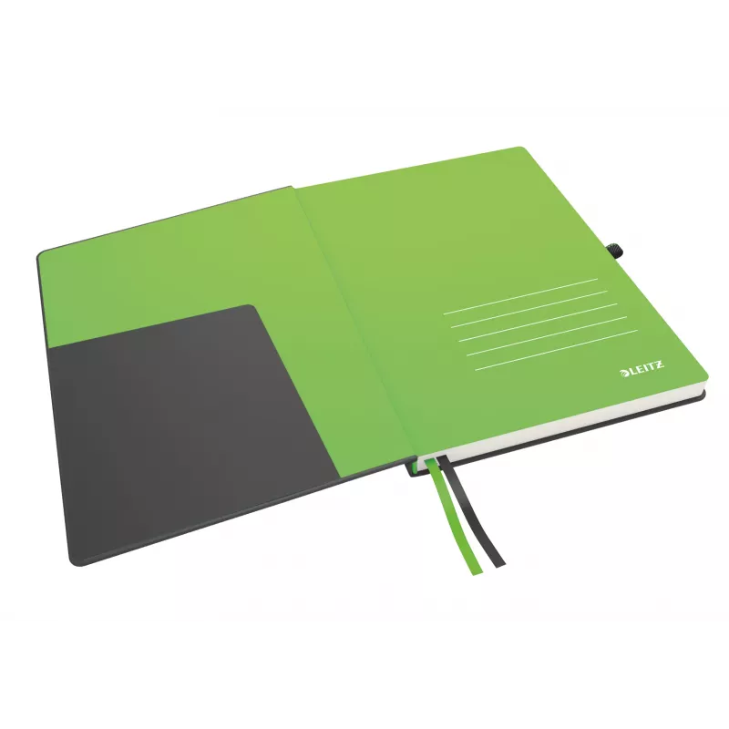 Leitz Notebook Complete A4 linijuotas 96 g 80 lapų, juoda, kietas viršelis