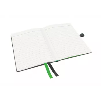 Leitz Notebook Complete A6 linijinis 96 g 80 lapų, juoda, kieti viršeliai
