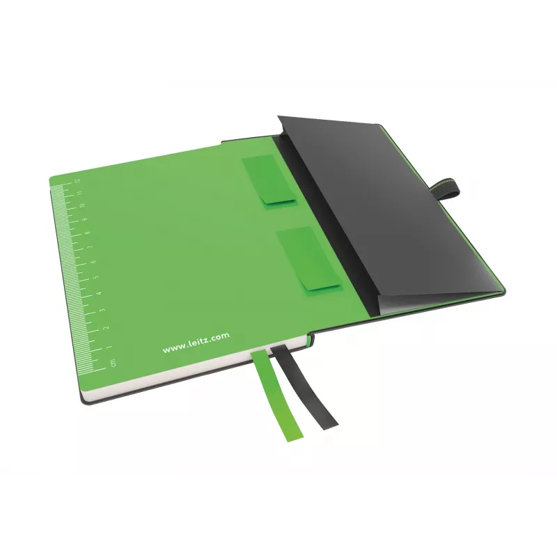 Leitz Notebook Complete A6 linijinis 96 g 80 lapų, juoda, kieti viršeliai