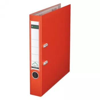 Leitz 180° Lever Arch File Plastic 50 mm segtuvas A4 Raudonas