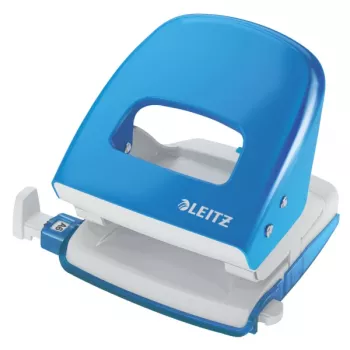 Leitz 5008 NeXXt 2-ių skylių perforatorius, 30 lapų, mėlynas, metalinis