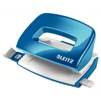 Leitz NeXXt WOW Mini 2-ių skylių perforatorius 10 lapų, mėlynas