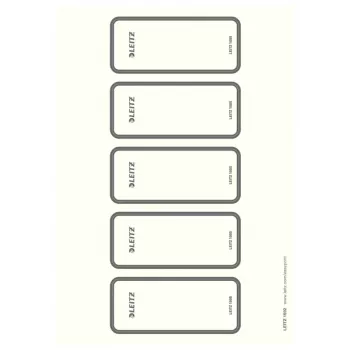 Leitz Spine Labels PC printable, skirti WOW segtuvams, 80 mm