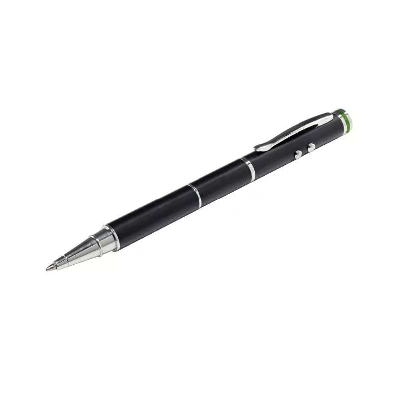 Leitz Stylus 4-in-1 rašiklis su lazeriu ir žibintuvėliu, universalus, juodas