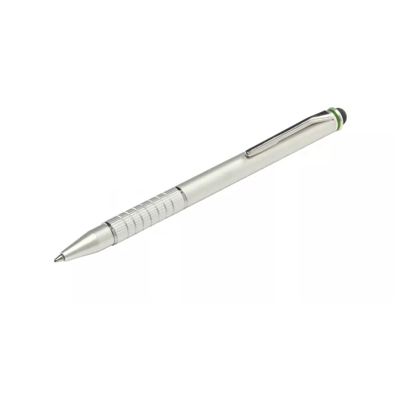 Leitz Stylus 2-in-1 rašiklis ir liečiamojo ekrano rašiklis, universalus, sidabrinis, aliuminis, silikonas, 10 g