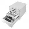 Leitz Drawer cabinet Plus 5 stalčių spintelė, plastikas, pilka, 287 x 363 x 270 mm
