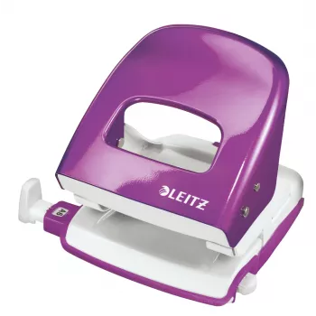 Leitz NeXXt WOW 5008 metalinis 2-ių skylių perforatorius, 30 lapų, violetinis