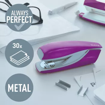 Segiklis Leitz WOW 5502 Metal 30 lapų, violetinis