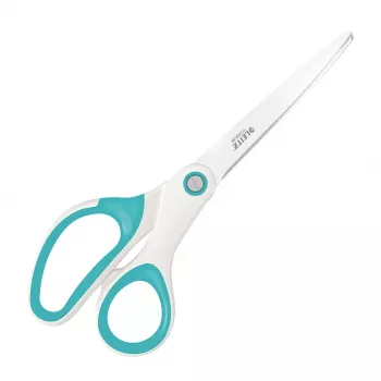 Leitz WOW Titanium biuro žirklės 205 mm, tiesus pjovimas, mėlynos/baltos spalvos
