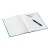 Leitz Notebook WOW A4 linijuotas, kietas viršelis, 90g/80 lapų, raštas, mėlyna
