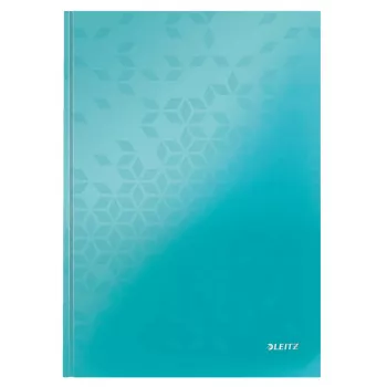 Leitz Notebook WOW A4 sąsiuvinis languotas, kietas viršelis, 90g/80 lapų, mėlynas