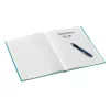 Leitz Notebook WOW A4 sąsiuvinis languotas, kietas viršelis, 90g/80 lapų, mėlynas