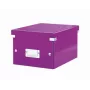 Leitz Click & Store WOW maža laikymo dėžutė, violetinė, kartonas, 540 g