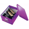 Leitz Click & Store WOW vidutinė laikymo dėžė, violetinė, kartonas, 16,7 L, 281 mm, 200 mm, 265 x 335 x 188 mm