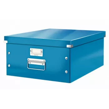 Leitz Click & Store WOW didelė laikymo dėžė, mėlyna, kartonas, 1,28 kg